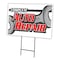 Signmission Complete Auto Repair Yard & Stake outdoor plastic coroplast window, C-2436-DS-Complete Auto Repair C-2436-DS-Complete Auto Repair - alternate 1
